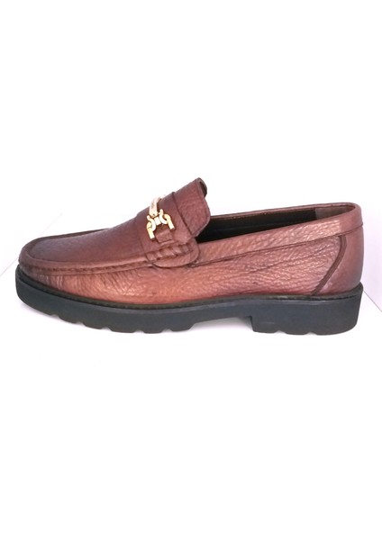 Pce-241065 Erkek Hakiki Deri Yüksek Taban Loafer Ayakkabı fiyatları