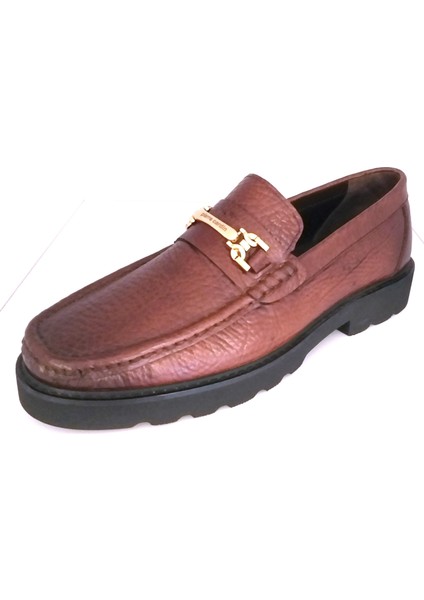 Pce-241065 Erkek Hakiki Deri Yüksek Taban Loafer Ayakkabı modelleri
