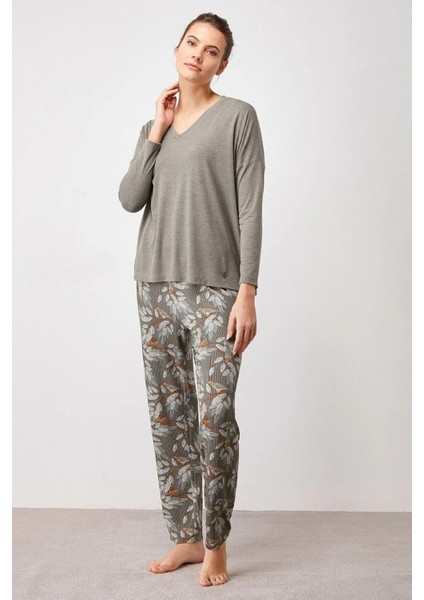 Catherınes 9312 Pijama Takım Yesıl