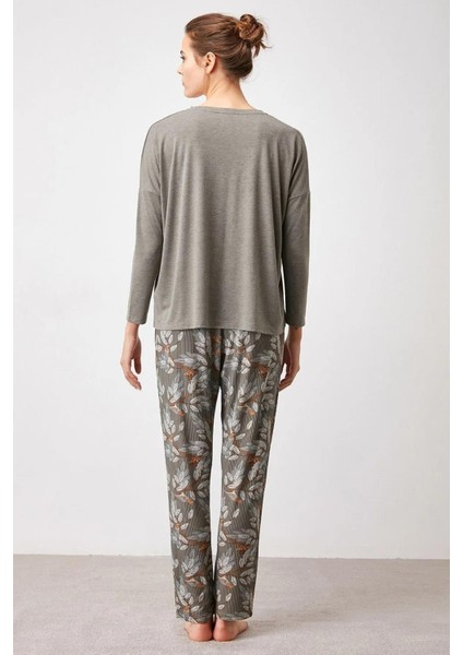 Catherınes 9312 Pijama Takım Yesıl