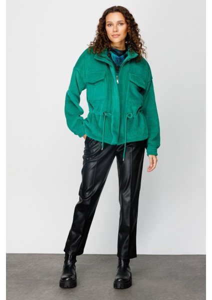 Dik Yaka Fermuarlı Polar Mont modelleri