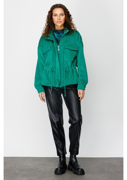 Dik Yaka Fermuarlı Polar Mont fırsatları