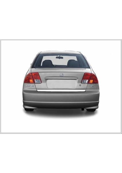Honda Civic Krom Alt Bagaj Çıtası 2001-2007 Arası Paslanmaz Çelik fiyatları