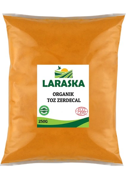 Organik Toz Zerdeçal Organic Turmeric Powder - Turmeric Ground 250G