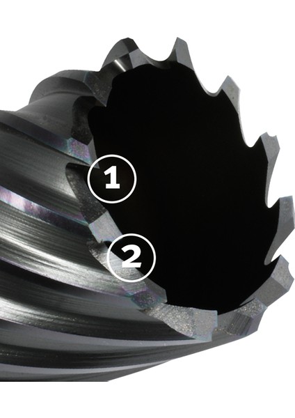 Hss-Co Rqx 8 Kobaltlı 47X30MM Freze Ucu