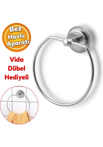 Metal Sağlam Aparat Vidalı Lavabo Banyo Wc Bez Havlu Çatal Askı Tuvalet Kağıtlık Krom 3'lü Set modelleri