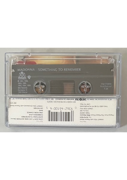 Madonna Something To Remember Kaset (Orjinal Dönem Baskı) fiyatları