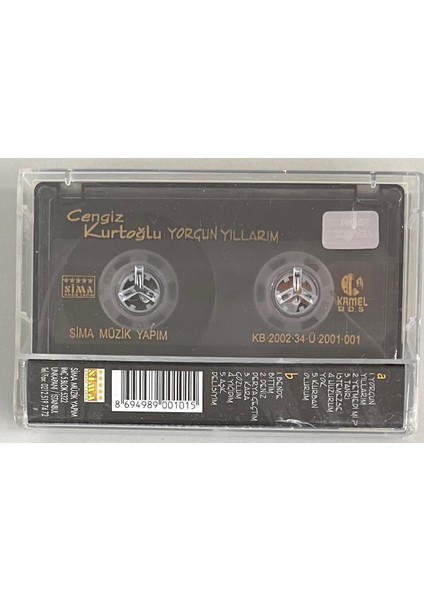 Cengiz Kurtoğlu Yorgun Yıllarım Kaset (Orjinal Dönem Baskı)