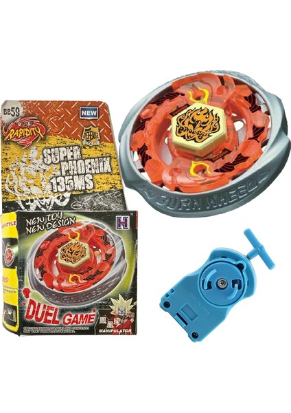 BB59 Beyblade Metal Fusıon Burn Fireblaze Phoenix 158-30M