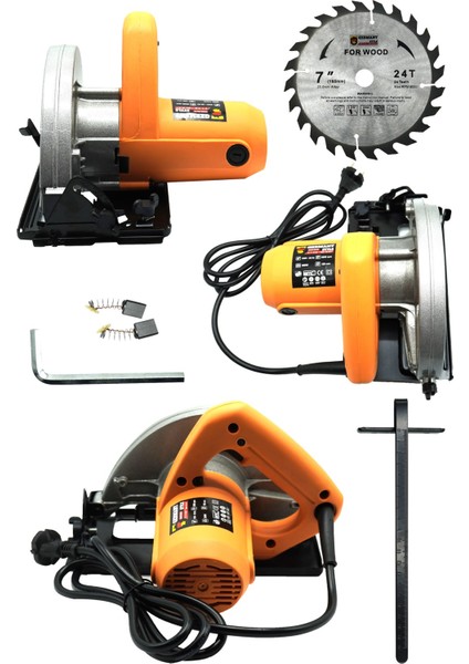 99983VFX Daire Testere Sunta Kesme Makinesi 800 Watt Açı Ayarlı