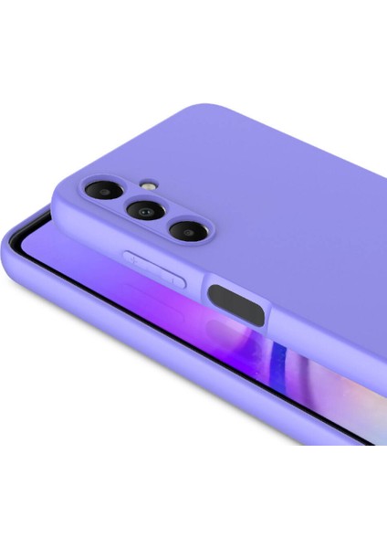 Samsung Galaxy A05S Kılıf Lansman Içi Kadife Silikon + Ekran Koruyucu