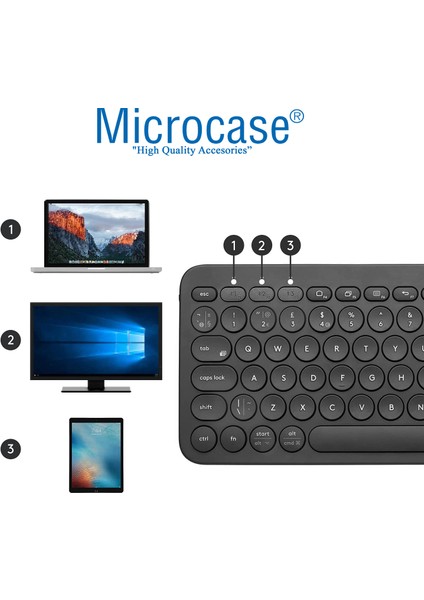 Samsung Galaxy Tab S9 Fe+ Plus SM-X610 12.4 Tablet Bluetooth Klavye + Mouse + Tablet Standı - AL8106