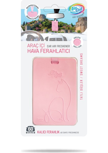 Araç Içi Oto Kokusu Kedi Desen