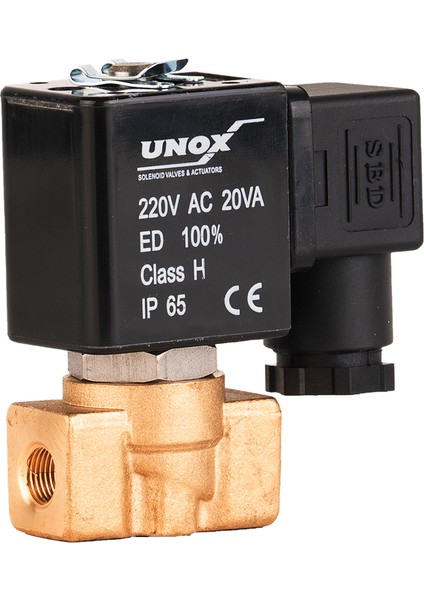 24Vdc Genel Maksat Normalde Kapalı Solenoid Valf 1/4" (0-16 BAR)