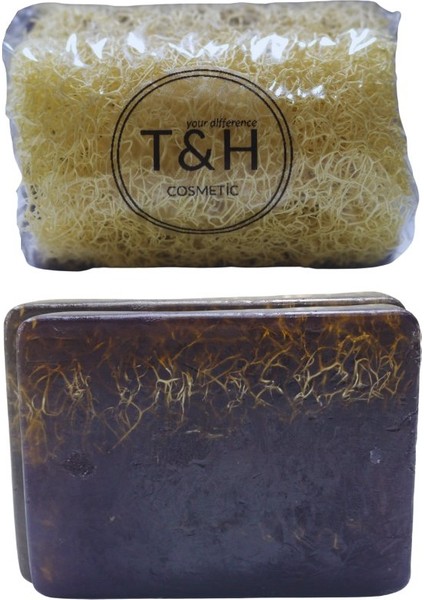 Doğal Kabak Lifli Aktif Karbon Sabunu 130 gr