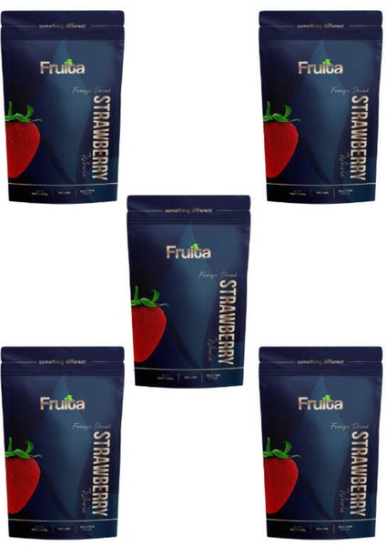 Freeze Dried Bütün Çilek 5li Paket