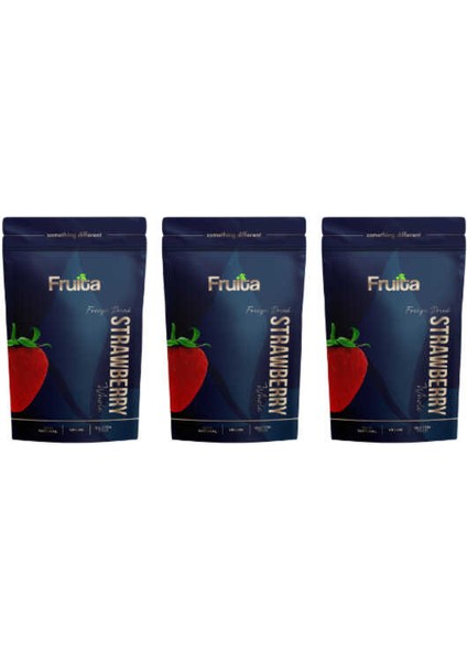 Freeze Dried Bütün Çilek 15 gr 3lü Paket