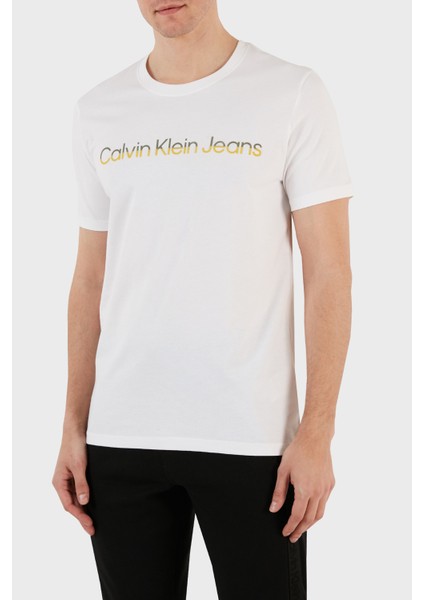 Pamuklu Regular Fit Bisiklet Yaka T Shirt J30J324682Yaf Erkek T Shirt J30J324682 Yaf modelleri