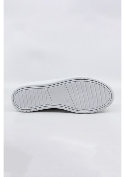 Exclusive Vaken Babe Deri Günlük Casual Unisex Sneaker Spor Ayakkabı (Beyaz) fırsatları