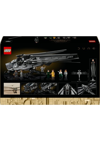 LEGO® Icons Dune: Çöl Gezegeni Atreides Royal Ornithopter 10327 - Yetişkinler Için Koleksiyonluk Yaratıcı Model Yapım Seti (1369 Parça)