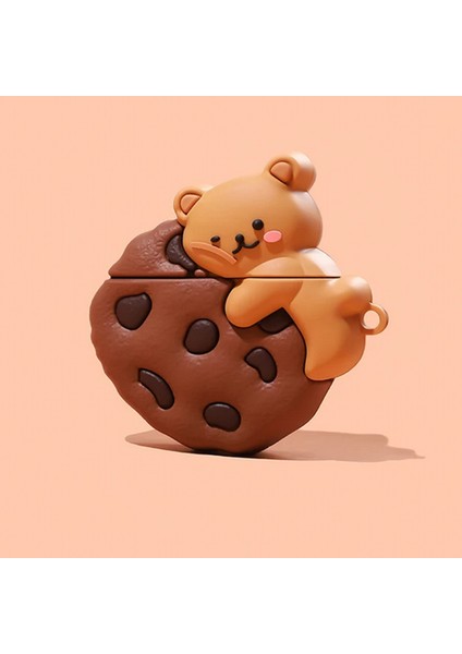 Air Pods ile Uyumlu 2.nesil Kulaklık Kılıfı Yumuşak Soft Dokunuş Karakter Görünümlü Cartoon Kılıf