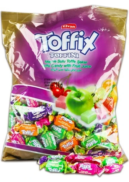 Toffix Toffini Mix Şeker 1000 Gr. (1 Poşet)