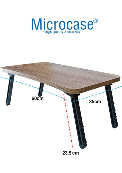 Portatif Atlantık Çam Laptop Notebook Sehpası Katlanabilir Çalışma Masası Kahvaltı Masası AL4207