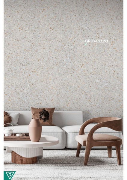 - Ipek Sıva | Canlı Sıva | Isı Ve Ses Yalıtımlı Sıva |%100 Pamuk | Krem - Kahve | BR03-1,5 Kg|5m²