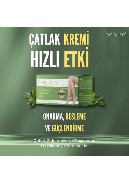 Çatlak Kremi, Çatlak Karşıtı ve Giderici, Nemlendirici Çatlak Kremi 50 ml