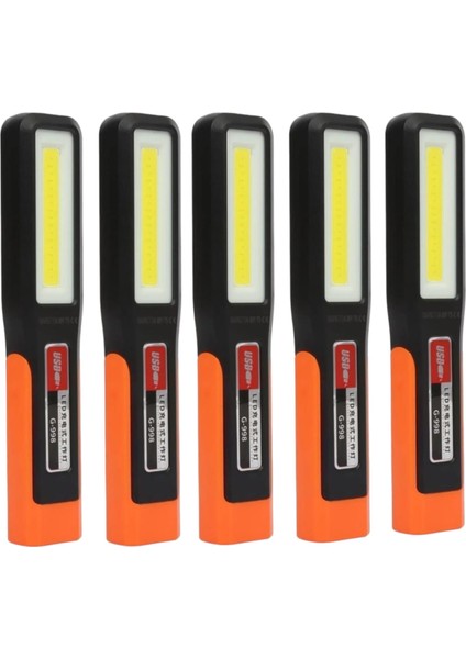 Gold Orion Or 998 Ayarlanabilir Mıknatıslı Şarjlı 5 Adet tamirci feneri