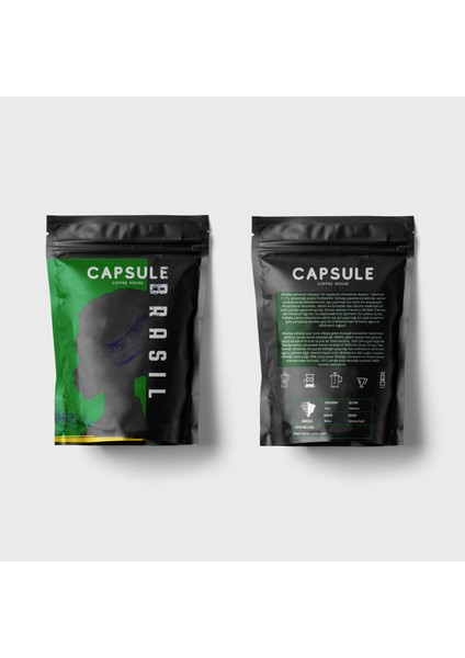 Coffee Dünya Yöresel Taze Brezilya Filtre Çekirdek Kahve 250 gr