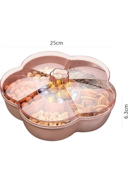 2x Snack Saklama Kutusu, Çiçek Şekli Kapaklı Snack Tepsisi, Gıda Saklama Kutusu, Meyve Kutusu Kabı, Pembe (Yurt Dışından) fiyatları