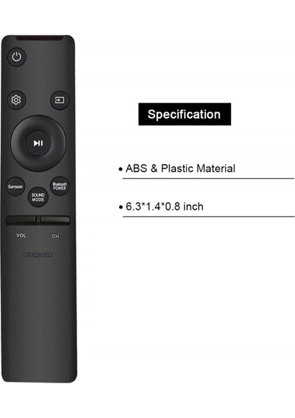 AH59-02758A Uzaktan Soundbar'ı Değiştirin -M360/ -M370 -M370/ -M430 -M430/ -M450 -M4500 (Yurt Dışından) fiyatları