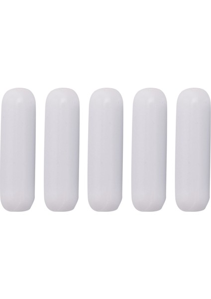 5 Adet 25MM(1 Inç) Ptfe Manyetik Karıştırıcı Mikser Karıştırma Çubuğu, Beyaz Renk, Laboratuvar Çubuğu, Karıştırma Plakası Çubuğu, 7MM25MM Karıştırma Çubukları (Yurt Dışından)