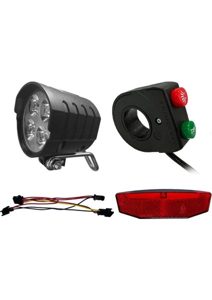 Ebike Anahtarı DK11 QD168 Ön Işık DR001 Arka Lambası Uyarı Işığı Dönüş Sinyali Korna Ebike Aksesuarları (Yurt Dışından)