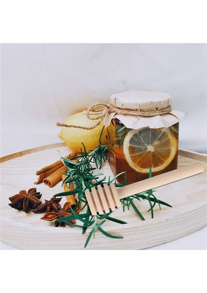 300 Paket Mini 3 Inç Ahşap Bal Kepçe Çubukları, Ayrı Ayrı Sarılmış, Sunucu (Yurt Dışından) fırsatları