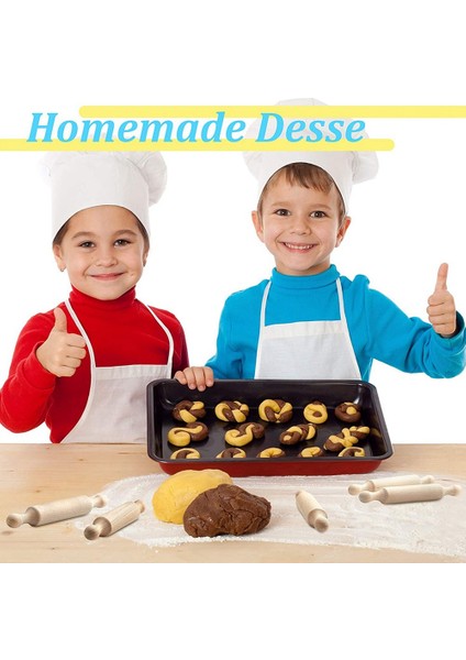30 Adet Ahşap Mini Oklava 6 Inç Uzun Mutfak Pişirme Oklava Küçük Ahşap Hamur Açma Makinesi Çocuklar Için Fondan (Yurt Dışından) modelleri