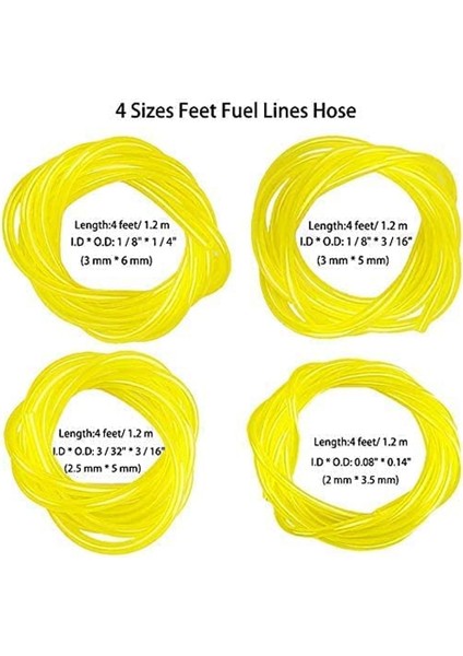 4 Boyutu 4 Feet-Uzun Yakıt Hattı Gaz Hortumu Borusu Weedeater Dize Giyotin Testere Üfleyici (Yurt Dışından) fiyatları