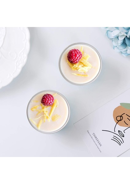 200 Adet 5 Oz 125 ml Tek Kullanımlık Kek Pişirme Bardak Muffin Gömlekleri Kapaklı Bardak Alüminyum Folyo Cupcake Pişirme Bardak-Pembe (Yurt Dışından) modelleri