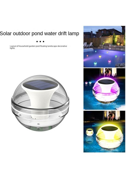 LED Güneş Yüzen Işık Su Geçirmez Yüzme Havuzu Lambası Renk Değiştirme Bahçe Dekorasyon Çeşme Gölet Için Çim Işıkları (Yurt Dışından)