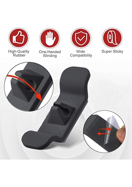 Mutfak Aletlerine Yapıştırmak Için Kullanılan Kordon Düzenleyici, Küçükler Için 4 Adet Kablo (Yurt Dışından) modelleri