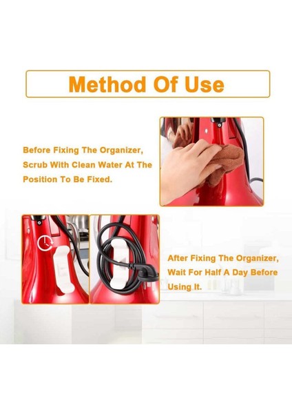 Mutfak Aletlerine Yapıştırmak Için Kullanılan Kordon Düzenleyici, Küçükler Için 4 Adet Kablo (Yurt Dışından) indirimleri