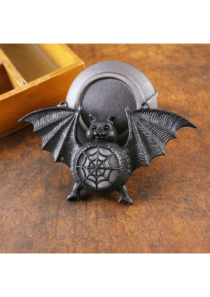 6 Adet Cadılar Bayramı Reçine Yarasa Fener Asılı Işık Powered Lamba Açık Korku Festivali Dekorasyon Parti (Yurt Dışından) indirimleri