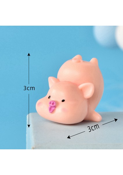 7 Adet Domuz Plastik Dıy Ev Dekorasyon Figürler Peyzaj Aksesuarları Peri Bahçe Minyatürleri Odası Dekor (Yurt Dışından) indirimleri