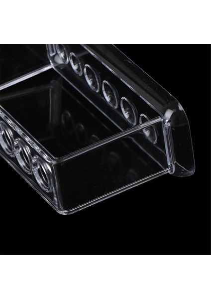 3x Plastik Şeffaf Test Tüpü Rafı 6 Delik Standı Laboratuvar Test Tüpü Stand Rafı Okul Kaynağı Laboratuvar Ekipmanları 16.7X8X3 cm (Yurt Dışından)