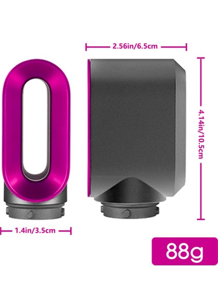 2x Saç Bigudi Modelleme Memesi HS01 HS05 Saç Kurutma Makinesi Ön Şekillendirme Memesi Kıvırma Varil Ekleri (Yurt Dışından)
