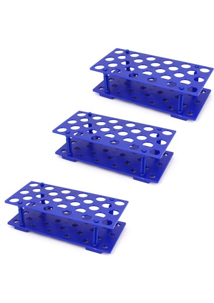 3x Laboratuvar Plastik 28 Delik 17MM Dia 15ML Santrifüj Test Tüpü Raf Tutucu (Yurt Dışından)