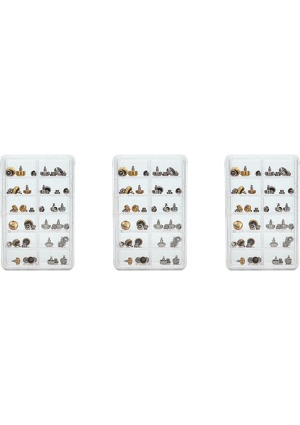 144PCS Saat Taçları Kutulu Su Geçirmez Yedek Çeşitli Tamir Aletleri Izle (Yurt Dışından)