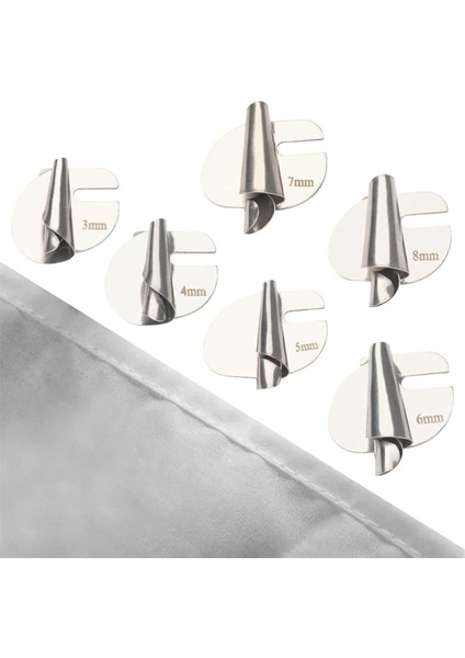 Dikiş Rulo Kenar Ayağı Seti - [3-8mm] - Geniş Haddelenmiş Baskı Ayağı, Dikiş Makinesi Baskı Ayağı Kenar Kıvırma Ayağı (Yurt Dışından) modelleri
