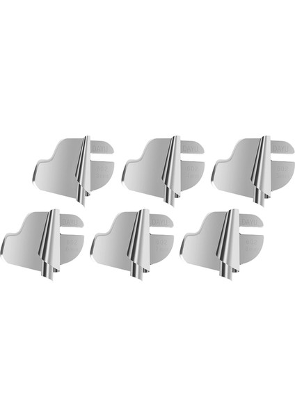 6 Adet Dikiş Haddelenmiş Hemmer Ayak, 3mm-8mm Geniş Dar Haddelenmiş Dikiş Makinesi Baskı Ayağı Kiti (Yurt Dışından)